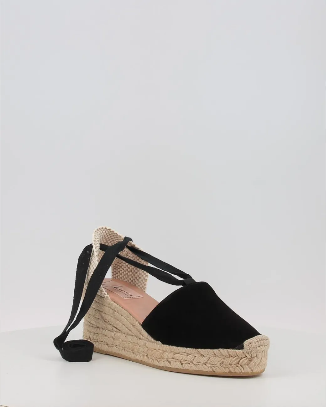 Alpargatas Gaimo Valenciana Doble Negro