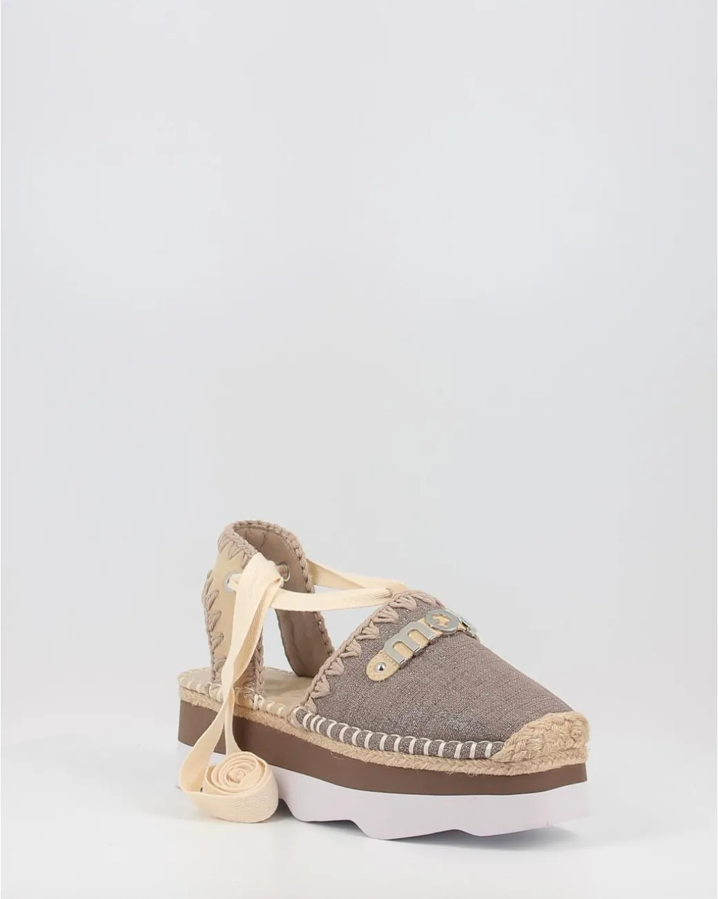 Alpargatas Mou Espa Sandal O1A With Cha Gris