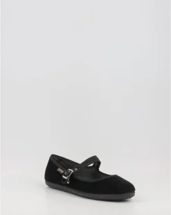 Bailarinas Victoria Oda Terciopelo 104913 Negro