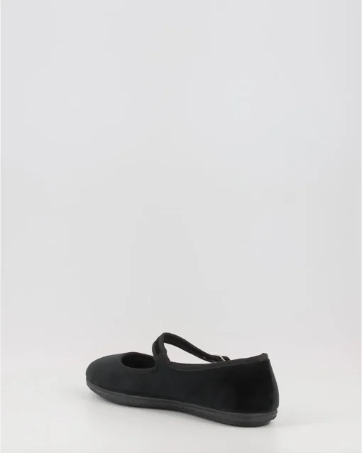 Bailarinas Victoria Oda Terciopelo 104913 Negro