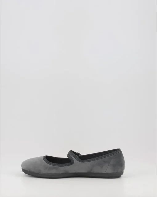 Bailarinas Victoria Oda Terciopelo 104913 Gris