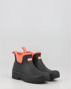 Botas De Agua Hunter Womens Play Chelsea Neoprene Boot Negro