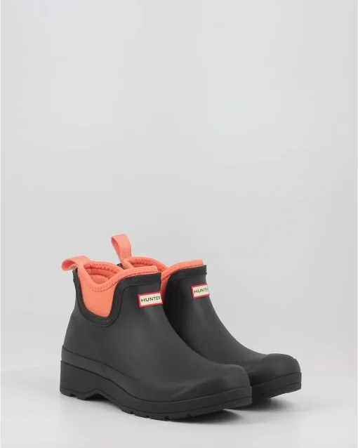 Botas De Agua Hunter Womens Play Chelsea Neoprene Boot Negro