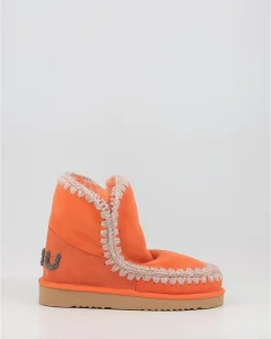 Botas Mou Eskimo 18 Glitter Logo Apor Naranja