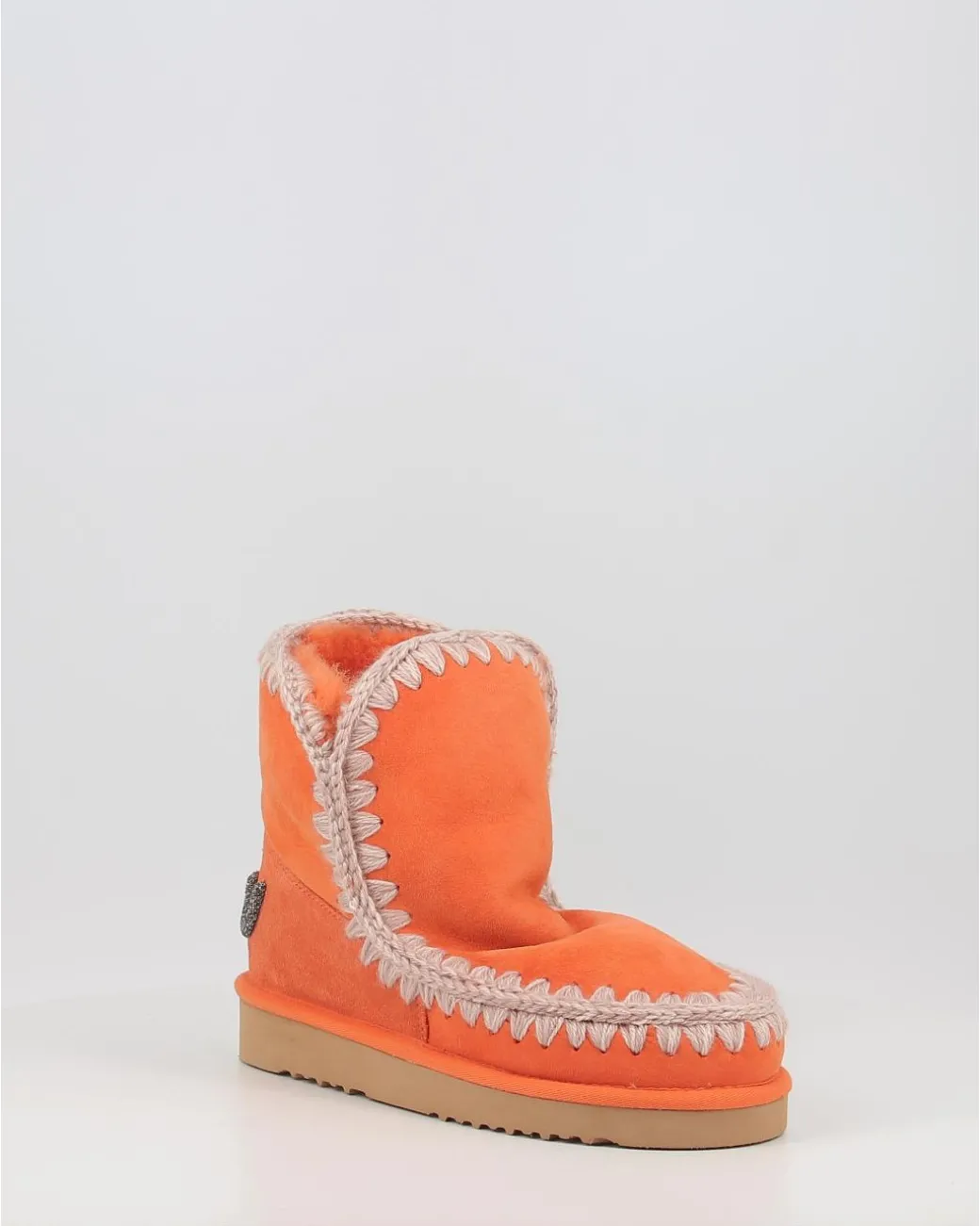 Botas Mou Eskimo 18 Glitter Logo Apor Naranja
