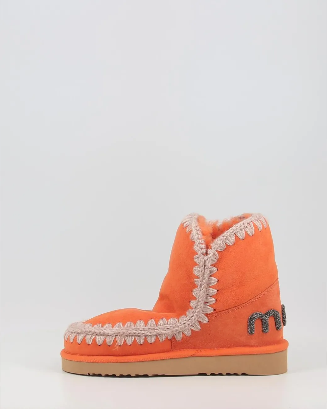 Botas Mou Eskimo 18 Glitter Logo Apor Naranja