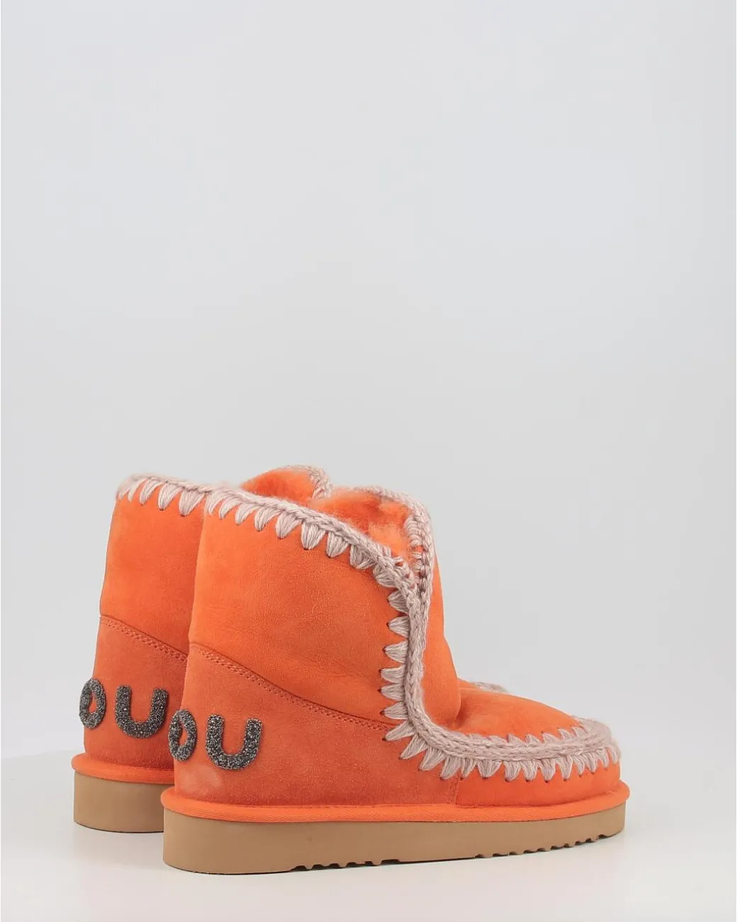 Botas Mou Eskimo 18 Glitter Logo Apor Naranja
