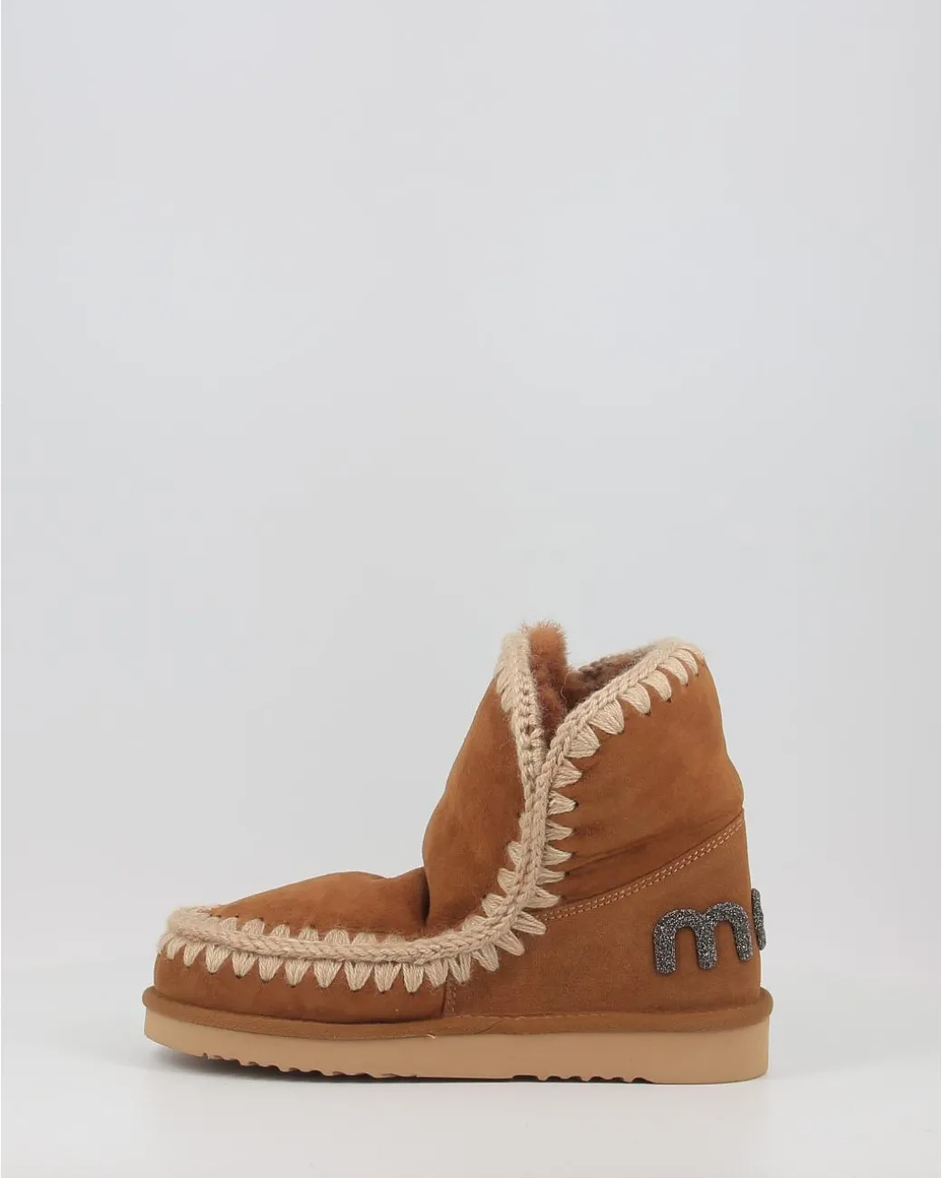 Botas Mou Eskimo 18 Glitter Logo Cog Cuero