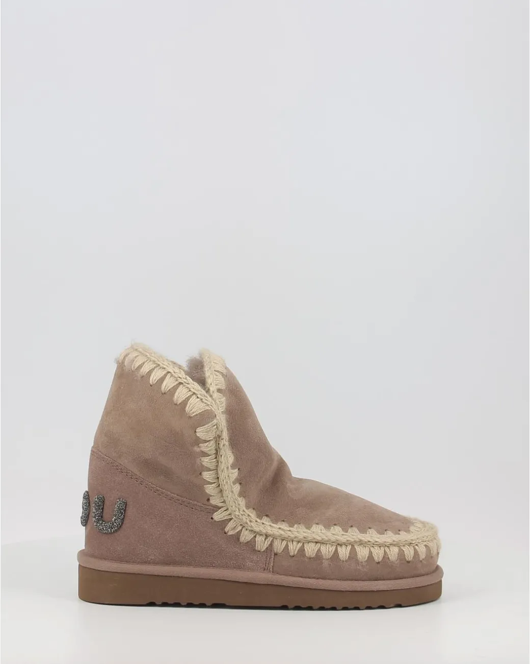 Botas Mou Eskimo 18 Glitter Logo Elgry Gris