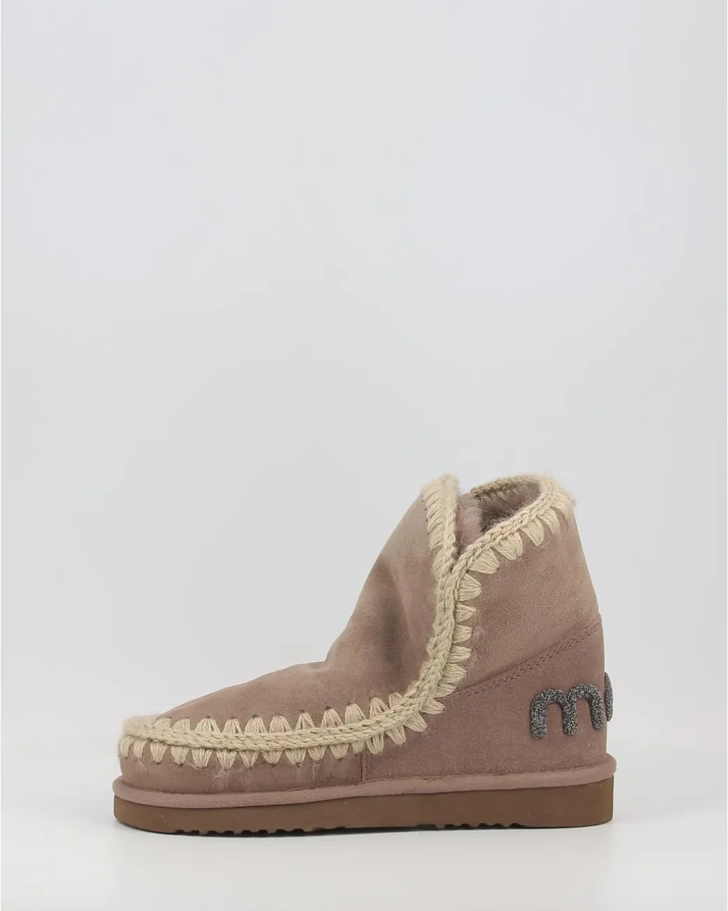 Botas Mou Eskimo 18 Glitter Logo Elgry Gris