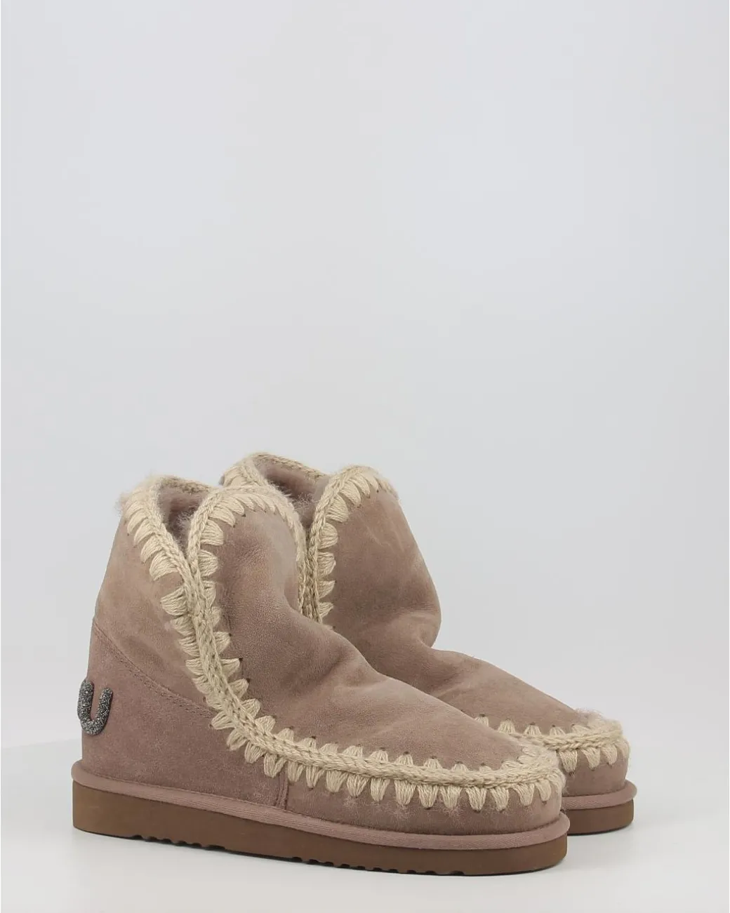 Botas Mou Eskimo 18 Glitter Logo Elgry Gris