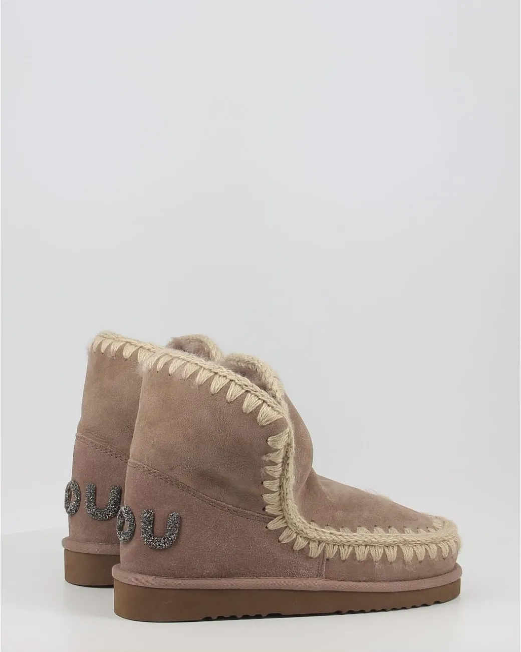 Botas Mou Eskimo 18 Glitter Logo Elgry Gris