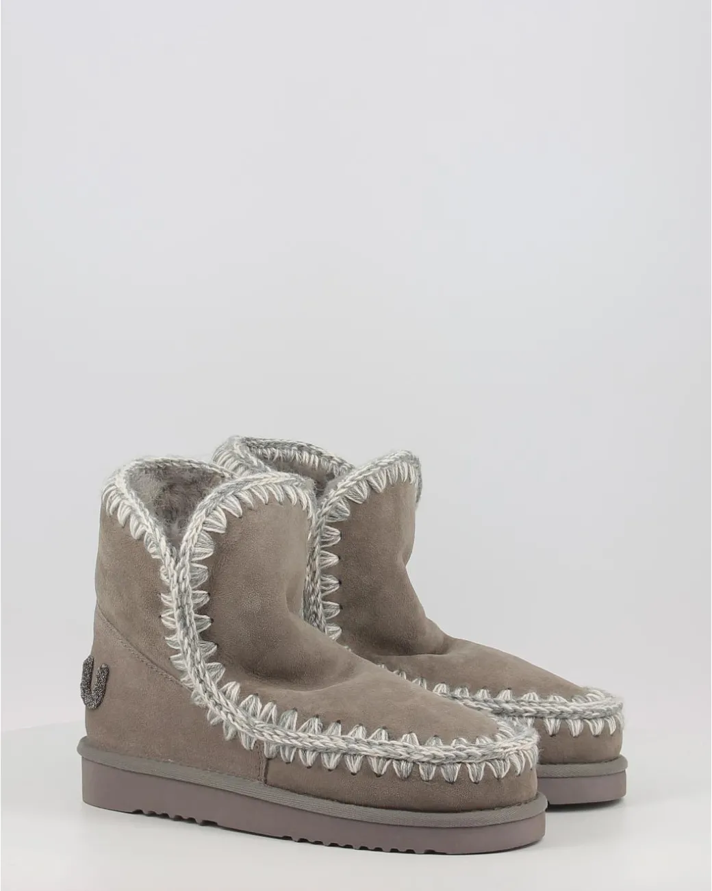 Botas Mou Eskimo 18 Glitter Logo Gris