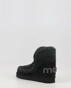 Botas Mou Eskimo 18 Glitter Logo Negro
