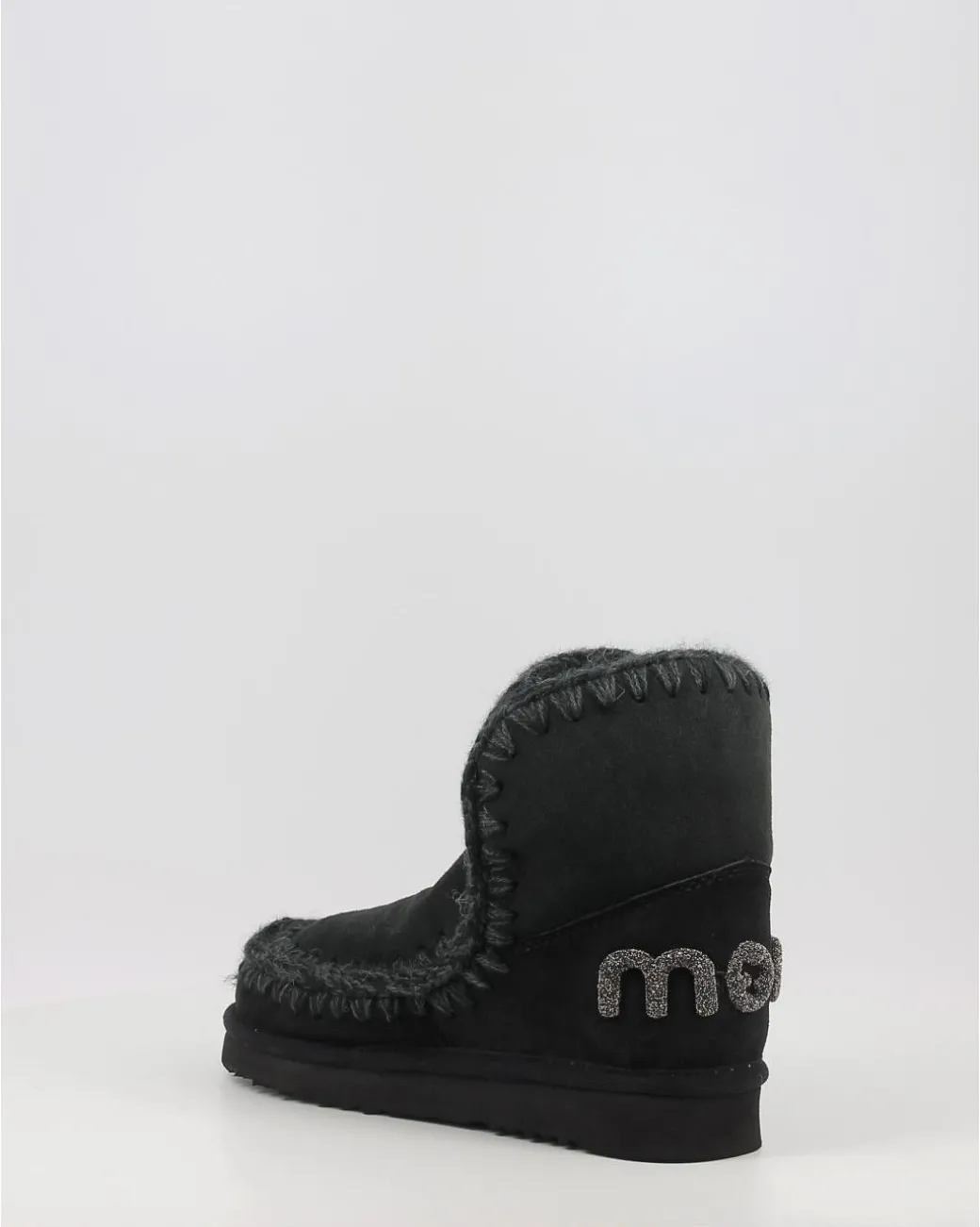 Botas Mou Eskimo 18 Glitter Logo Negro