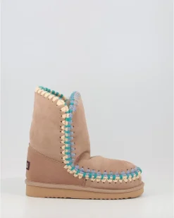 Botas Mou Eskimo 24 Overstitching Cam Taupe
