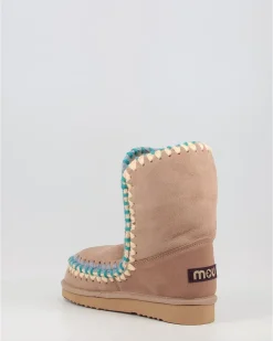 Botas Mou Eskimo 24 Overstitching Cam Taupe
