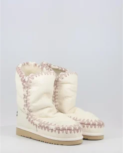 Botas Mou Eskimo 24 Overstitching Blanco