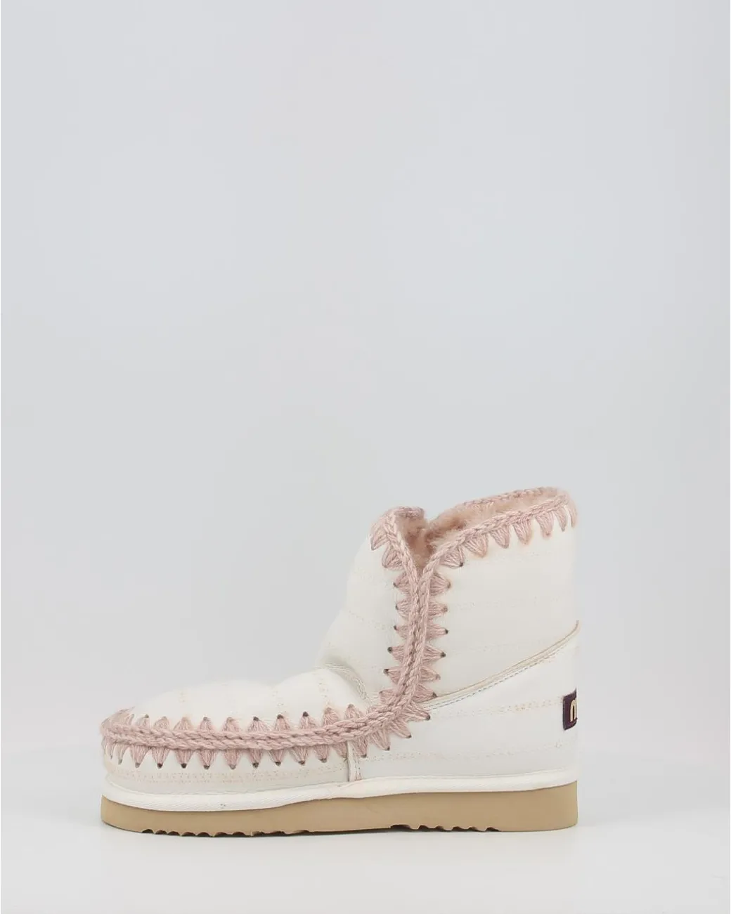 Botas Mou Eskimo 18 Special Sheepskin "Punched Effect" Blanco