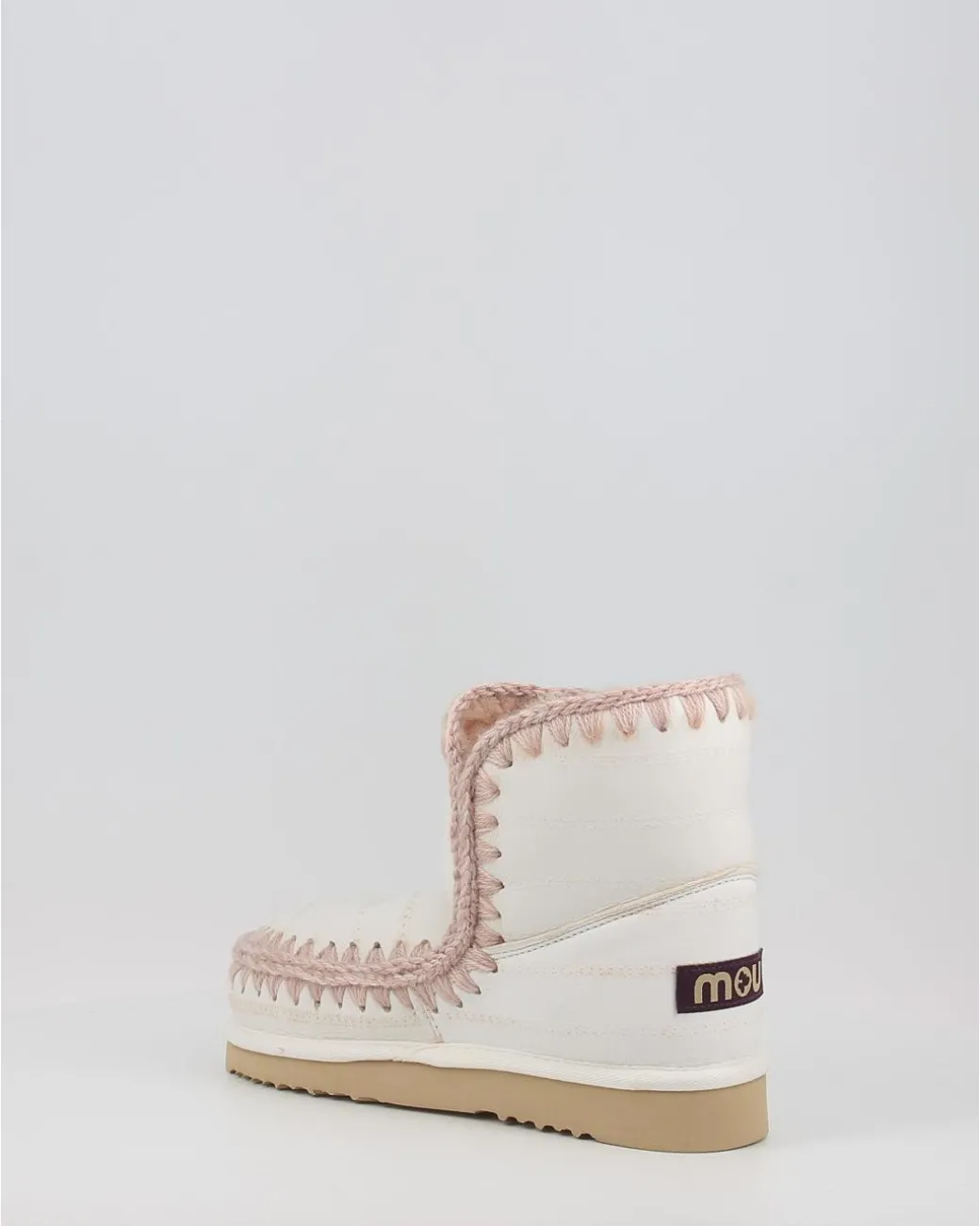 Botas Mou Eskimo 18 Special Sheepskin "Punched Effect" Blanco
