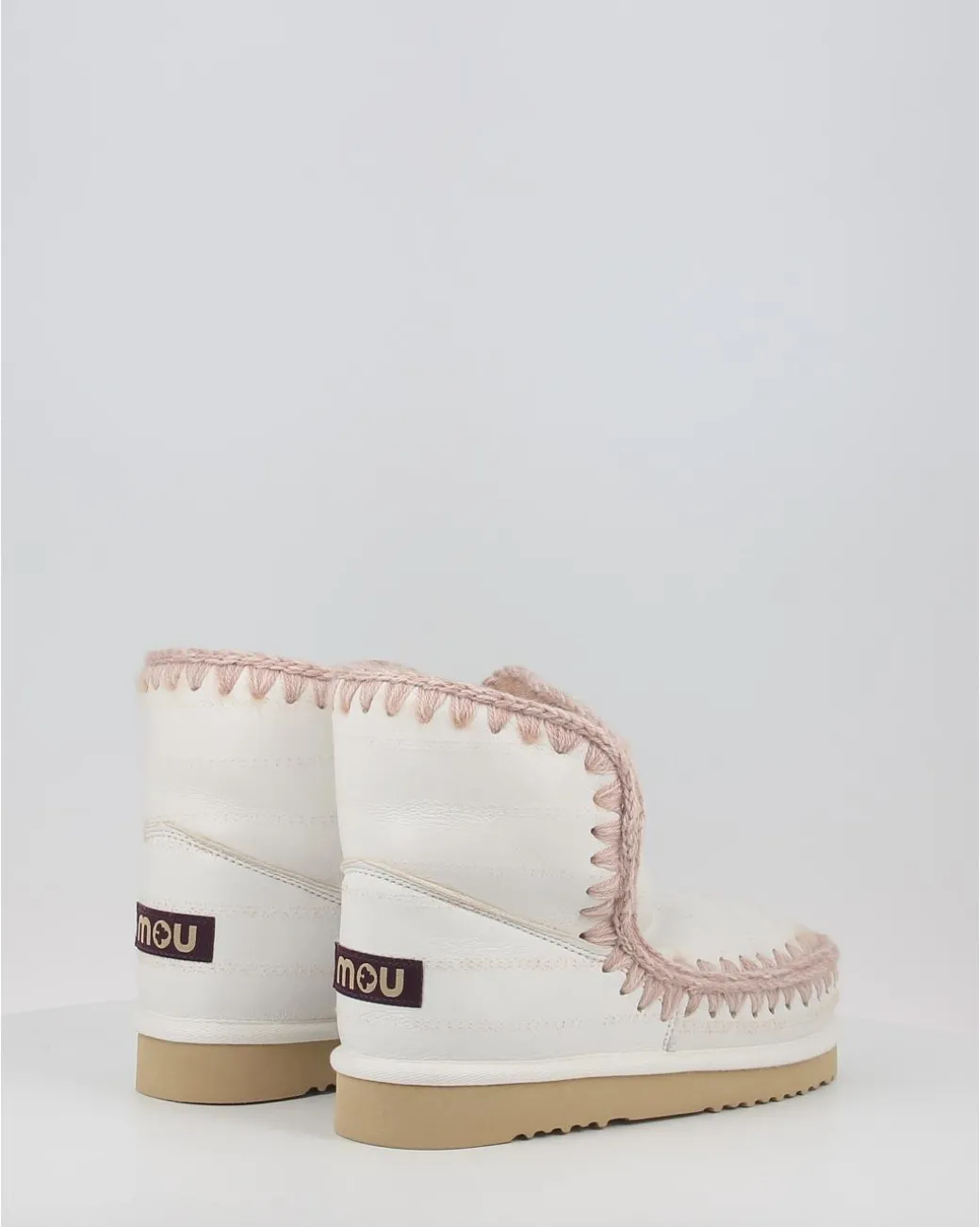 Botas Mou Eskimo 18 Special Sheepskin "Punched Effect" Blanco