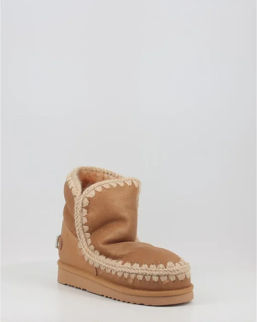 Botas Mou Eskimo 18 With Rhinestones Logo Cuero
