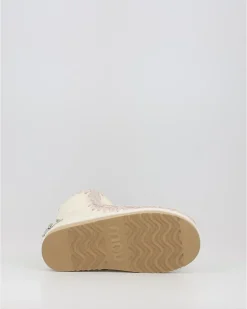 Botas Mou Eskimo 18 With Rhinestones Logo Blanco