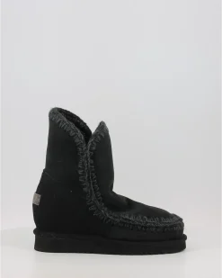 Botas Mou Eskimo Inner Wedge Short Bkbk Negro