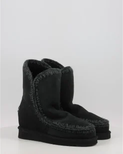 Botas Mou Eskimo Inner Wedge Short Bkbk Negro