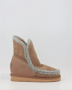 Botas Mou Eskimo Inner Wedge Short Taupe