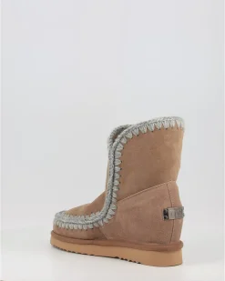 Botas Mou Eskimo Inner Wedge Short Taupe