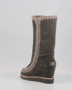 Botas Mou French Toe Wedge Tall Gris