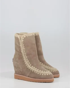 Botas Mou French Toe Wedge Short Gris