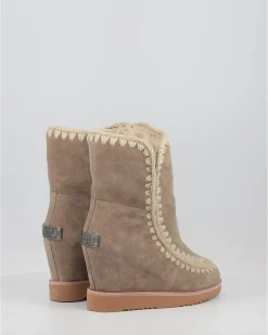 Botas Mou French Toe Wedge Short Gris