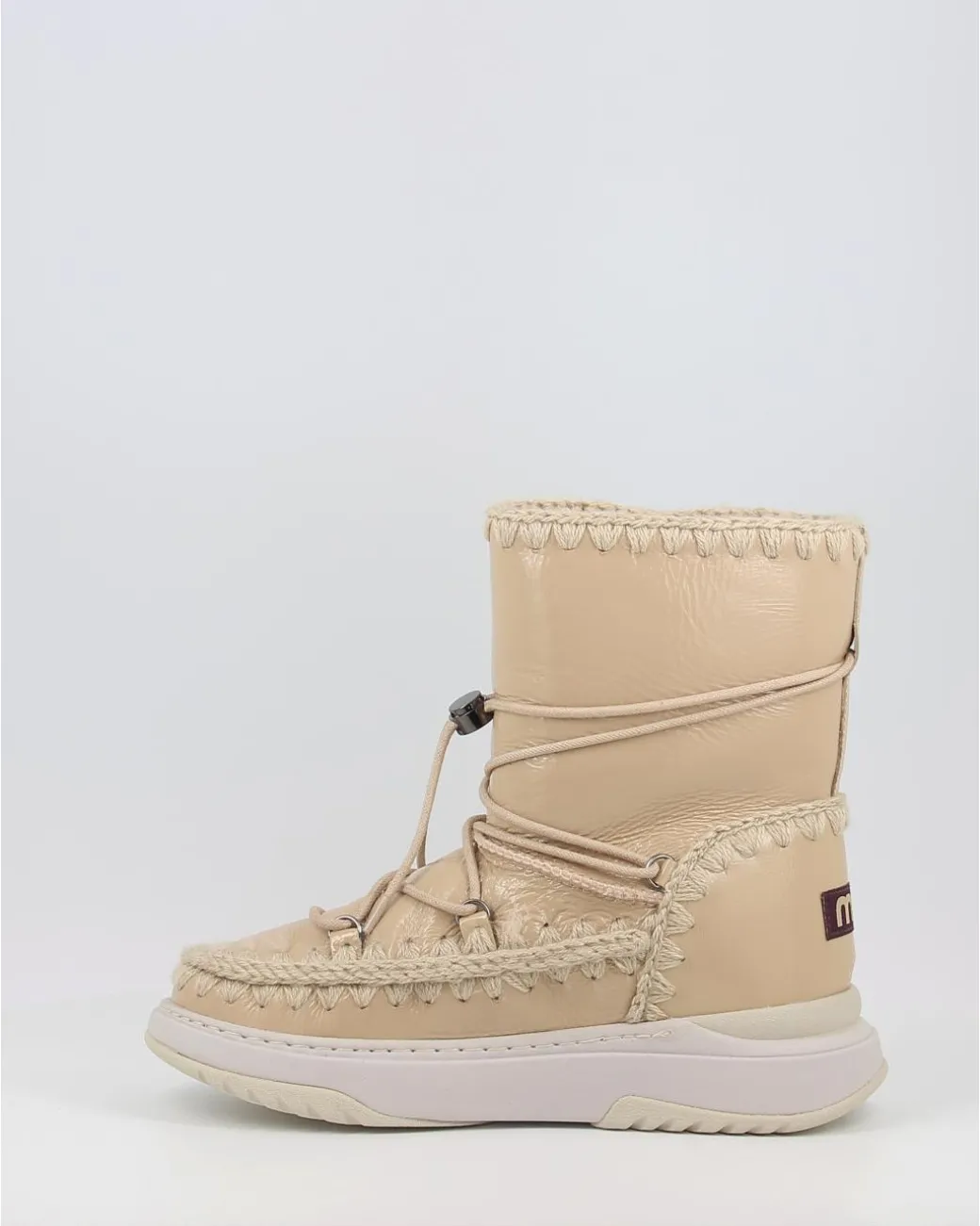Botas Mou Jogger Snowboot Short Patsan Beig