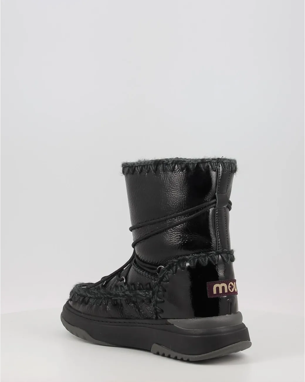 Botas Mou Jogger Snowboot Short Patblk Negro