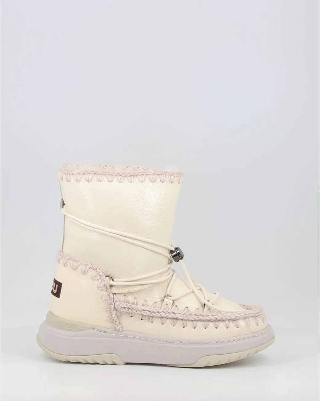 Botas Mou Jogger Snowboot Short Patwhi Blanco