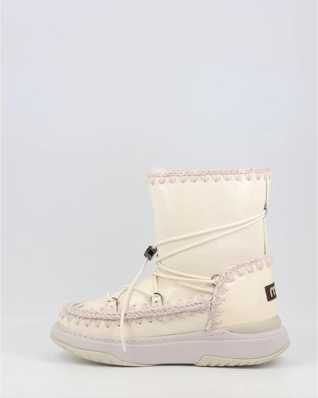 Botas Mou Jogger Snowboot Short Patwhi Blanco