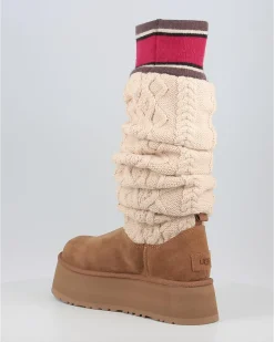 Botas Ugg Classic Sweater Letter Tall Chestnut