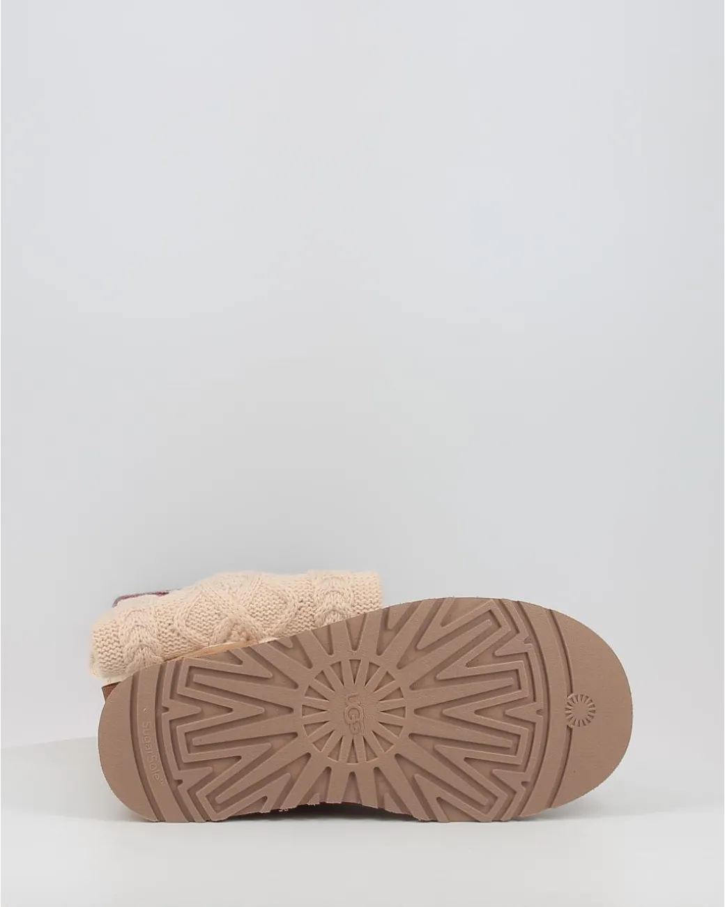 Botas Ugg Classic Sweater Letter Tall Chestnut