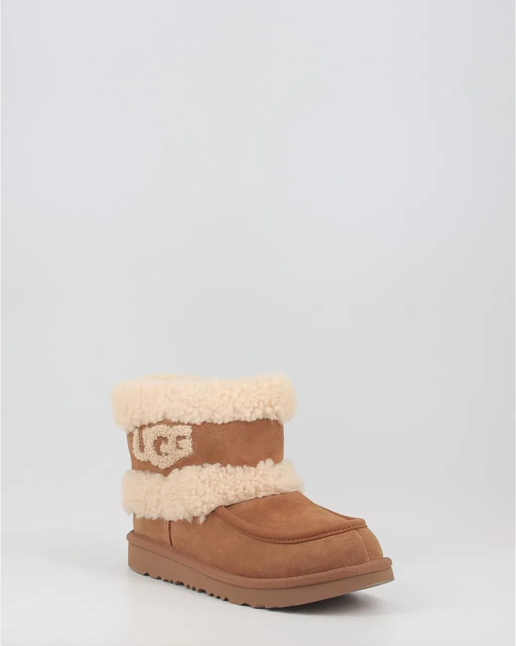 Botas Ugg Ultra Mini Ugg Fluff 1143701K Chestnut