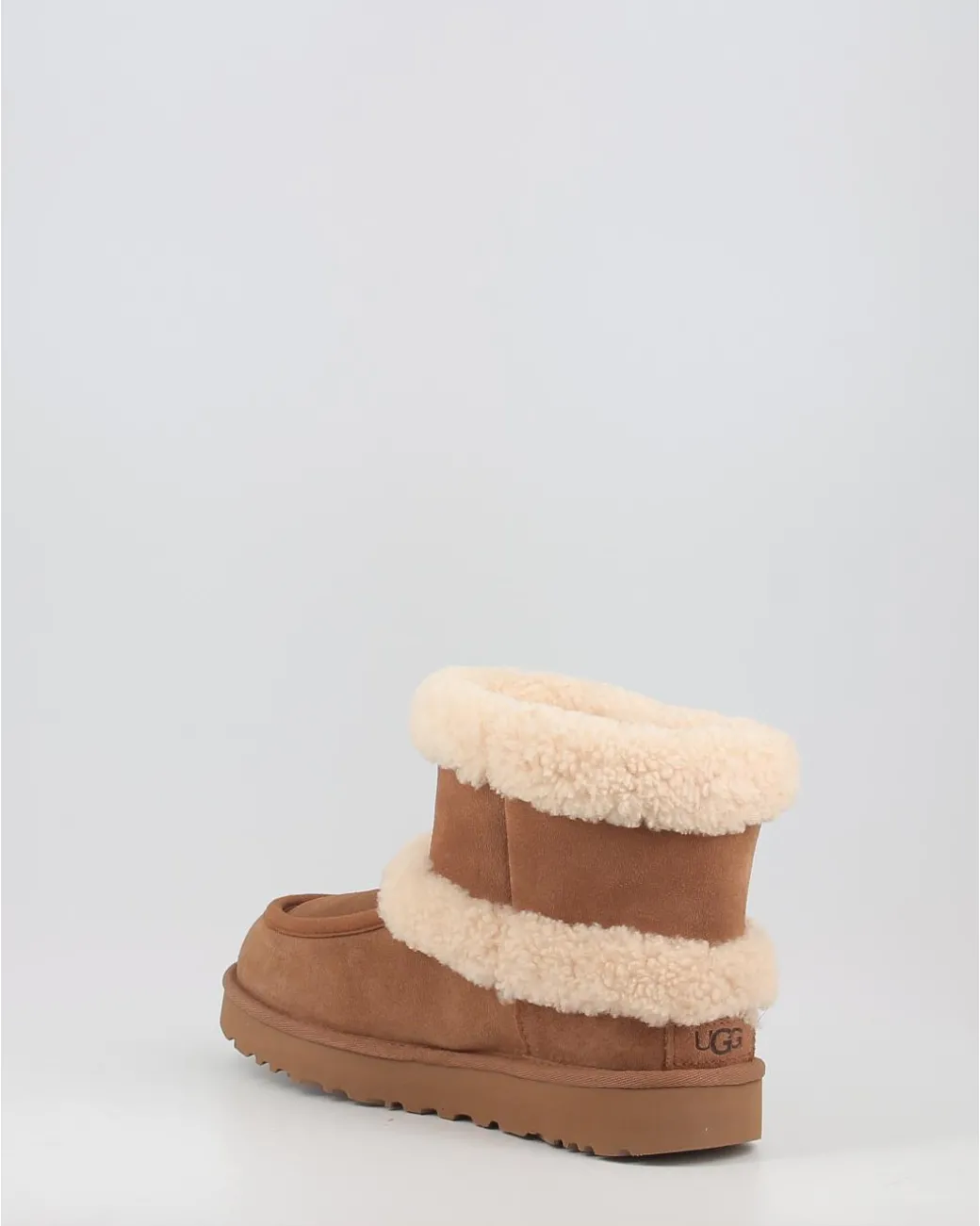 Botas Ugg Ultra Mini Ugg Fluff Chestnut