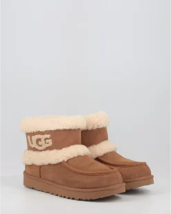 Botas Ugg Ultra Mini Ugg Fluff Chestnut