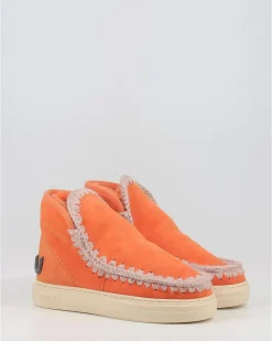 Botines Mou Bold Glitter Logo Apor Naranja