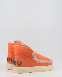 Botines Mou Bold Glitter Logo Apor Naranja