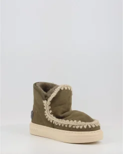 Botines Mou Bold Glitter Logo Moo Verde