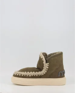Botines Mou Bold Glitter Logo Moo Verde