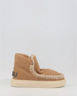 Botines Mou Eskimo Sneaker Bold Glitter Logo Tob Cuero