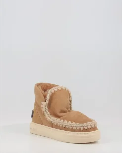 Botines Mou Eskimo Sneaker Bold Glitter Logo Tob Cuero