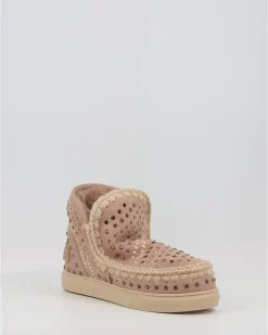 Botines Mou Eskimo Sneaker Studs&Stitch Cam Taupe
